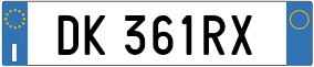 Truck License Plate